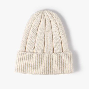 Toptan Sade Örme Uzun Top Beanie Hat - Özel Etiketlerle Yeni Marka