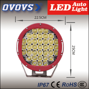 OVOVS high power 185W round c.ree led driving lights round 9 inch for off road
