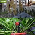 KESLA 5M-25M DIY Drip Irrigation System Automatic Watering Garden Hose Micro Drip Garden Watering Kits with Adjustable Drippers