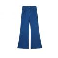 Dames Blue Flared Jeans
