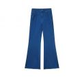 Damen Blue Flared Jeans