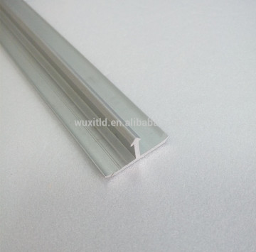 Aluminum ceramic tile trim T shape profiles & punched,anodize color