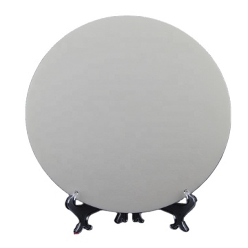 Alumina Ceramic Plate 99% Al2O3 Circular White Feedthru Block Isostatic Press