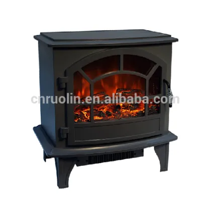 simulated decorative fire flames fireplace heater, classic electric fireplace