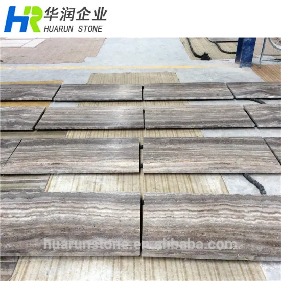 Silver Travertine Wall Panel