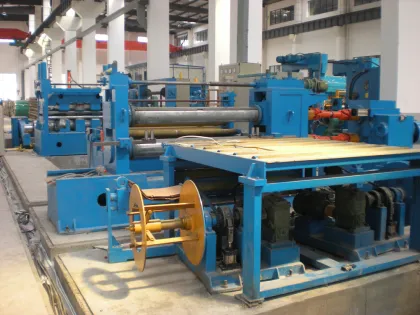 High speed STS coil cut to length machine