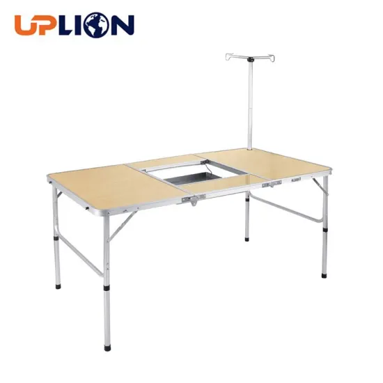 Uplion Lightweight Aluminum Folding Camping Table for BBQ and Outdoor Use
