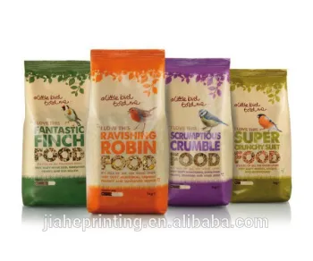 bird food packaging pet food package bag