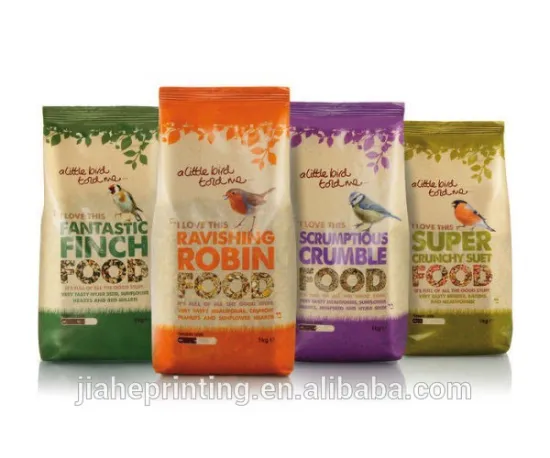 bird food packaging pet food package bag