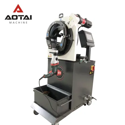 AOTAI OSK-420 215-420mm Metabo Motor NC Orbital Saw Blade Pipe Cutting Machine