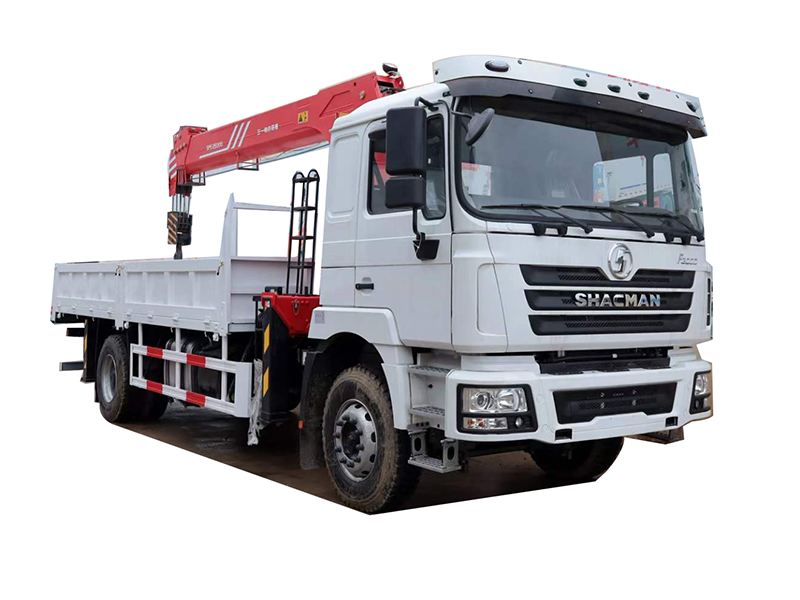 2 axles 190hp Shacman crane transport truck