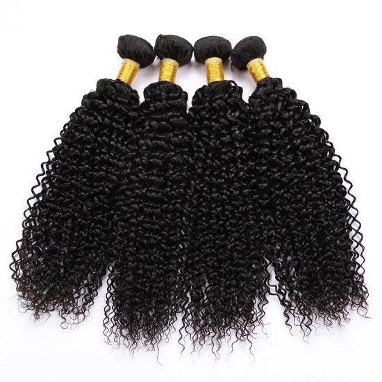 Afro Kinky Curl Sew in Hair Weave Wholesale Kinky Curly Malaysian Remy Hair Hair WEAVING Body Wave Machine Double Weft >=25%