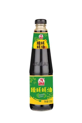 Natural Oyster Flavored Sauce in Glass Bottle