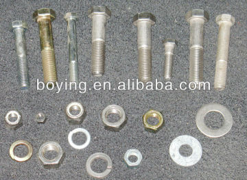 Stainless steel bolts and nuts