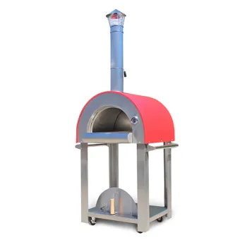 Stainless steel wood fired pizza oven outdoor pizza
