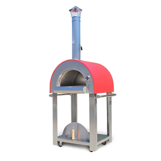 Stainless steel wood fired pizza oven outdoor pizza