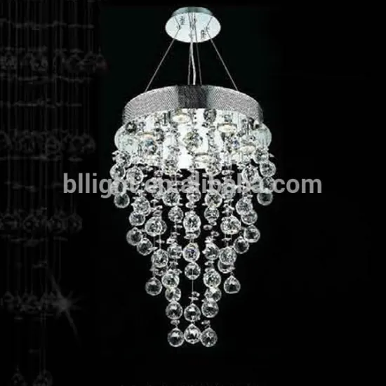 Round fancy clear glass ball pendant lamp