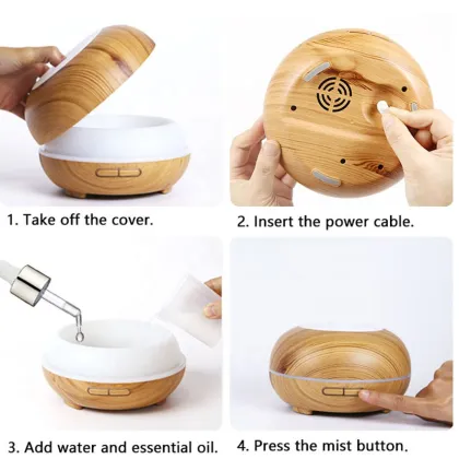 Popular 300ml Fragrance Aromatherapy Humidifier Aroma Diffuser for Essential Oils