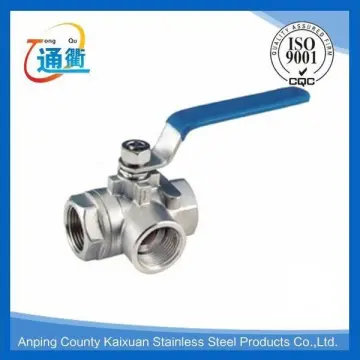 made in china casting 3 inch stainless steel ball valve 3 way
