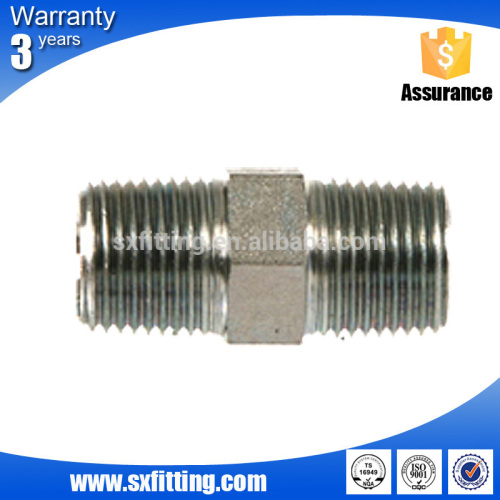 Taper Thread Hydraulic Nipple Tube Fitting Hex Nipple, High Quality