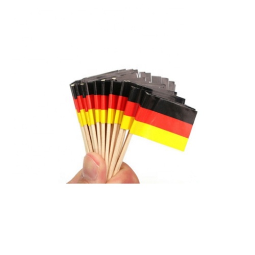 High Quality customized printing wooden toothpick flag
