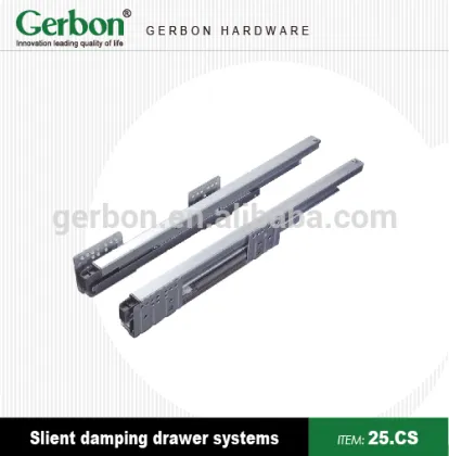 soft close silent damping drawer slide