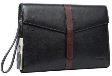 2016 New Design Hot Selling Genuine Leather Men Clutch Bags Cowhide Envelope Portfolio Bag