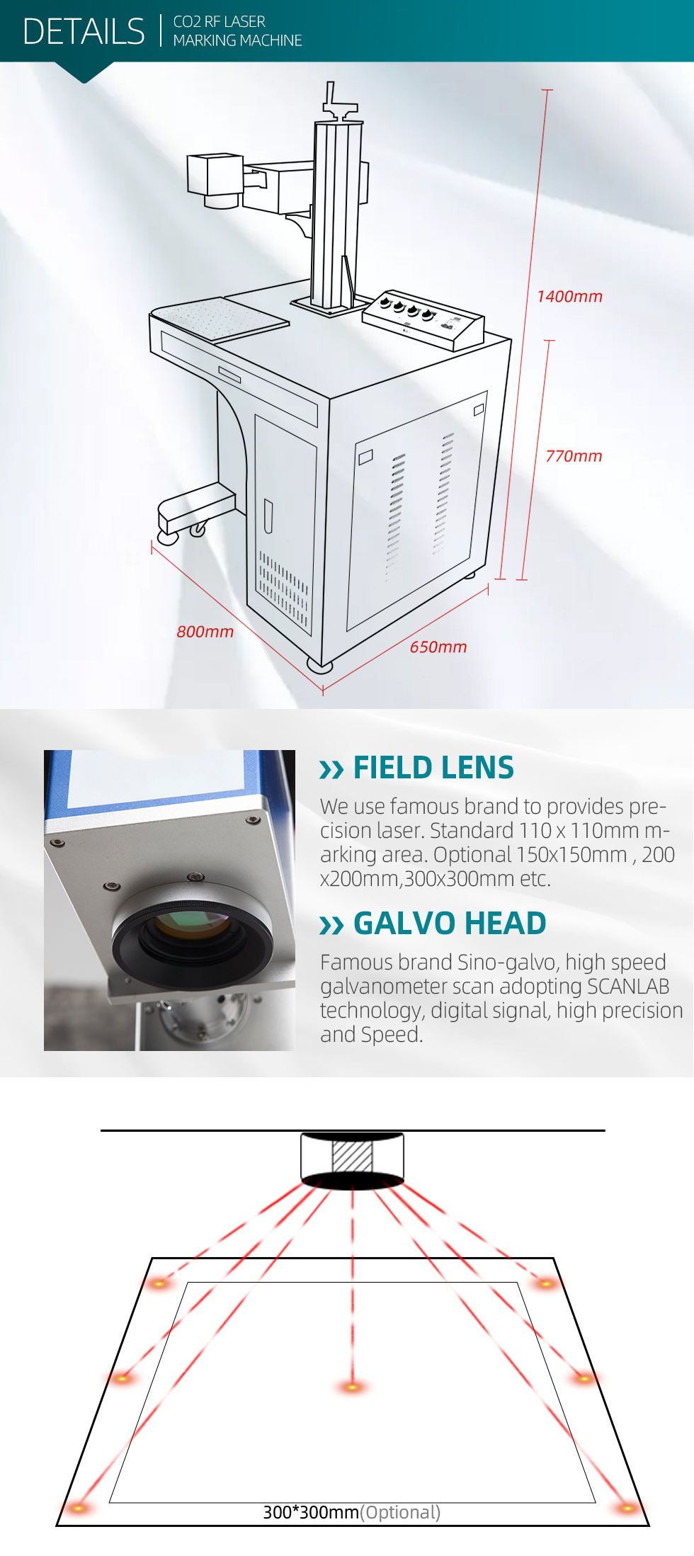 CO2 laser marking machine