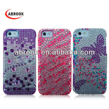 3D rhinestone phone case rhinestone cell phone cases for iphone 5,design your own rhinestone cell phone case