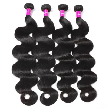 Wholesale 10A Grade Cuticle Aligned Virgin Hair Bundles Unprocessed Brazilian Human Hair Bundles With Closure Body Wave