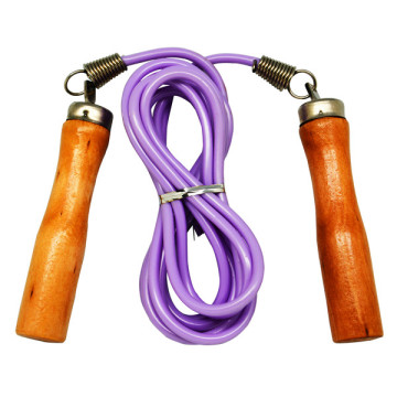 Schima Superba With Cotton Rope Wooden Handle Jump Rope