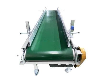 Packaging system equipment horizontal belt conveyor