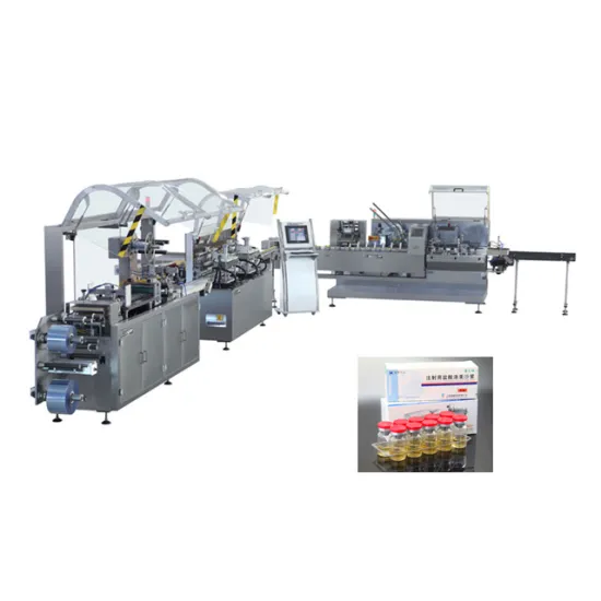 Vials Blister Packing and Cartoning Packaging Line