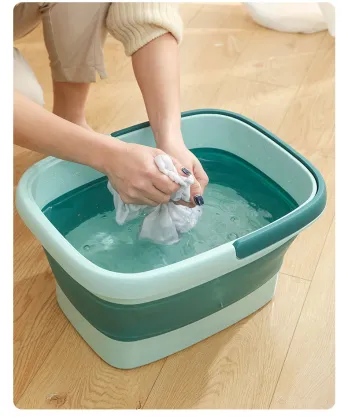 Portable Relax Folding Soaking Bucket Basin Foot Bath