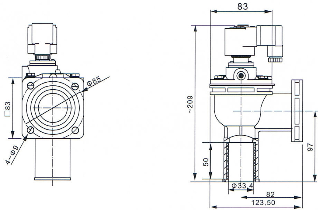 CA25FS Goyen Type Dust Collector Pulse Valve