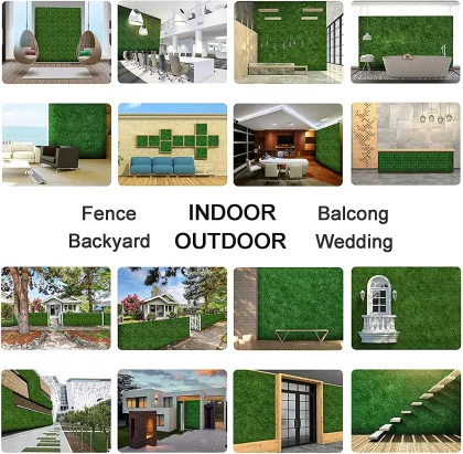 Boxwood Hedge Wall Panels and Artificial Grass Wall Panels