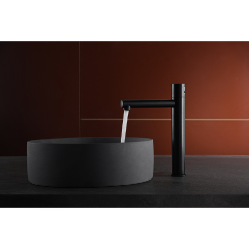 Cool Start Black Vessel Sink Faucet