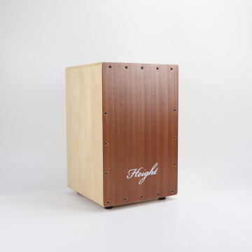 Professional Wooden Cajon Drum Crafted from Sapele and Basswood: Experience Rich Bass and Enhanced Music Enligthenment, Perfect for Steel String Performance - Delivered in 10-15 Days