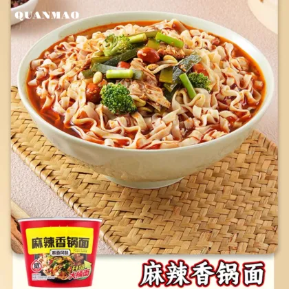 Devil's Spicy Hand-Pulled Wide Noodles Ready to Eat