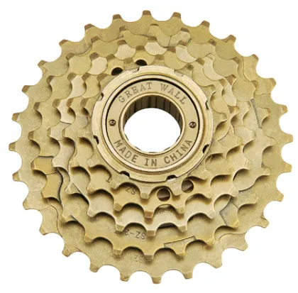 Bicycle Freewheel Golden Surface Finished
