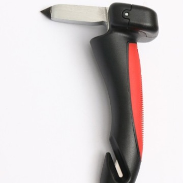 Aluminum Carbon Steel ABS Car Emergency Kit: Glass Breaker & Safety Hammer with Light