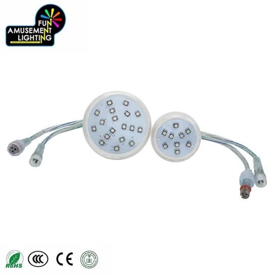 Waterproof RGB LED Amusement Ride Puck Light