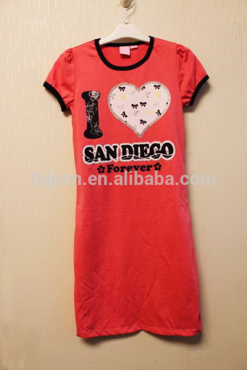 Latest Fashion Style Printed Wholesale Sleepwear