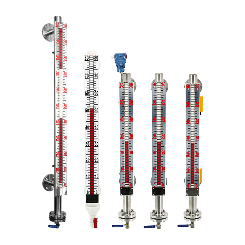 Magnetic flap level gauge