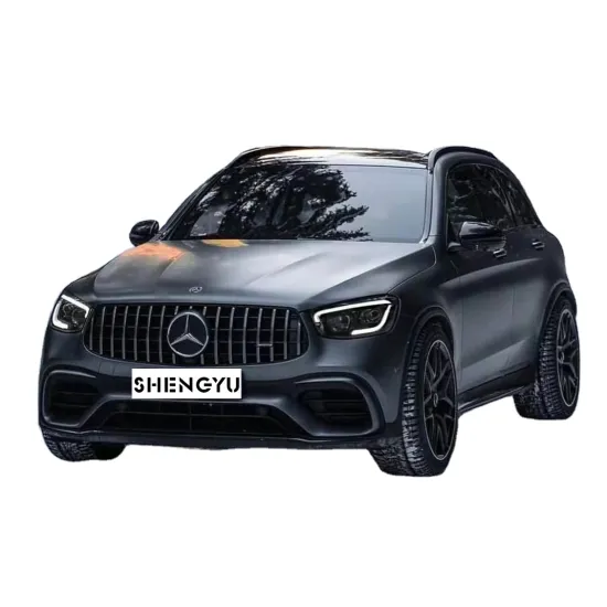 Car Bumper Grille Headlight Taillight Kit for Mercedes-Benz GLC Class X253 16-19 Upgrade to 21 GLC63 AMG
