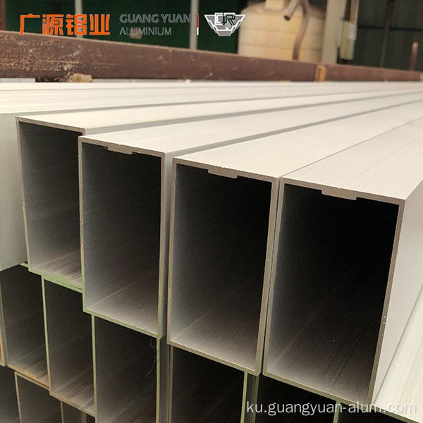 Powder Coating Pergala Dîwarê Aluminium Aluminium