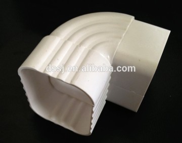 PVC-U 90 degree downspout elbow for Gutter System