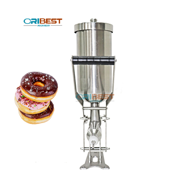 Easy Operate Small Cake Filling Machine - Manual Cake Filling & Decorating Machine with Nozzles