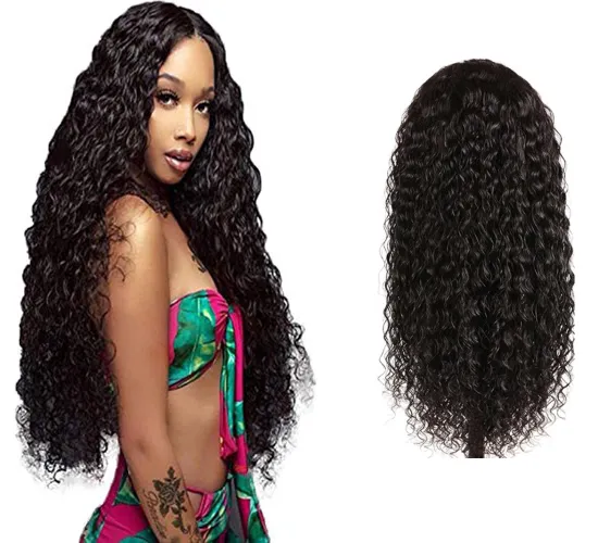 Unprocessed Brazilian Human Hair HD Full Lace Wig Vendors, Water Wave Cuticle Aligned 100% Virgin Hair Wigs For Black Women