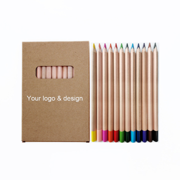Eco-Friendly Jumbo Wooden Color Pencils with Logo